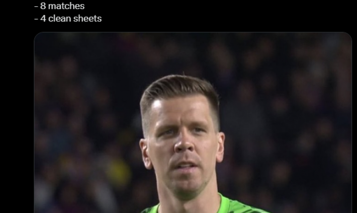 Wojciech Szczęsny po 8 MECZACH w Barcelonie ma na koncie... O.o